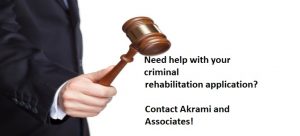 criminal rehabilitation application tips nada record coming ca